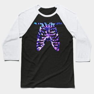 Tie Dye Rib Cage Baseball T-Shirt